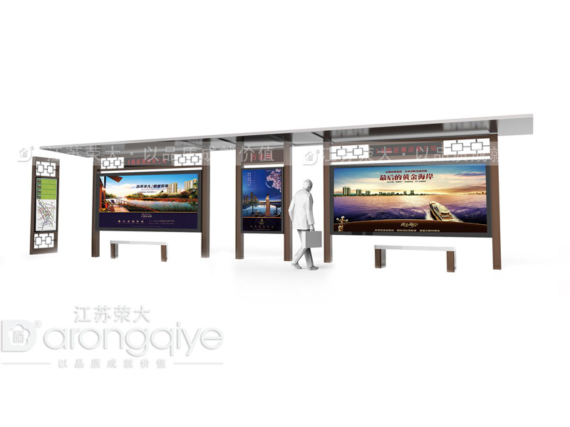 仿古公交候車(chē)亭如何設(shè)計(jì)才能有時(shí)代感配圖二