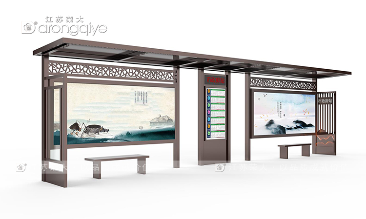 候車亭生產商供應優質公交候車亭配圖二